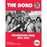 MIDDLESBROUGH - 1973-74 PROMOTION SOUVENIR BOOKLET