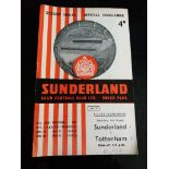 SUNDERLAND V TOTTENHAM HOTSPUR FA CUP 1960/1 ( SPURS DOUBLE WINNING SEASON )