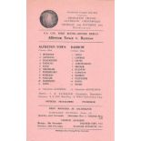 1969 ALFRETON TOWN V BARROW FA CUP 1ST RD 2ND REPLAY AT CHESTERFIELD