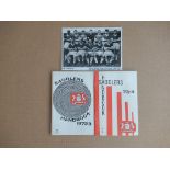 WALSALL SUPPORTERS' CLUB HANDBOOKS AND TEAM PHOTOGRAPH