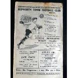 1950-51 BEDWORTH TOWN V HEDNESFORD 1950/51