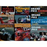 FORMULA 1 - GRAND PRIX YEARBOOKS/GUIDES X 10