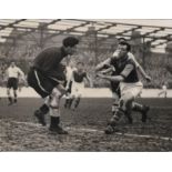 1948-49 WEST HAM UNITED V FULHAM ORIGINAL PRESS PHOTO