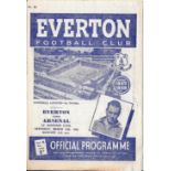 1947-48 EVERTON V ARSENAL