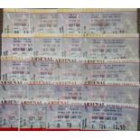 ARSENAL 1997-98 ( DOUBLE WINNERS ) HOME MATCH TICKETS X 20