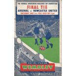 1952 FA CUP FINAL ARSENAL V NEWCASTLE UNITED