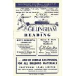 1951/52 GILLINGHAM V READING