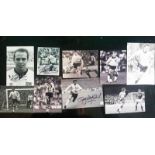 ENGLAND PLAYERS 9 AUTOGRAPHED PHOTO'S INC WORTHINGTON, ROYLE, LAWLER ETC