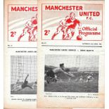 MANCHESTER UNITED RESERVES V LIVERPOOL RESERVES 1960-61 & 1961-62