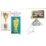 1986 WORLD CUP POSTAL COVER AUTOGRAPHED BY KERRY DIXON