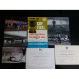 WEST BROMWICH ALBION V QPR 1967 LEAGUE CUP FINAL MEMORABILIA