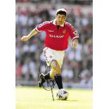 MANCHESTER UNITED - DENIS IRWIN AUTOGRAPHED PHOTO