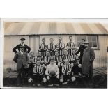 ORIGINAL VINTAGE POSTCARD OF SANDWICH TOWN FC