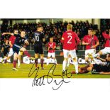 2013 NORWAY V SCOTLAND PROGRAMME & PHOTO BOTH AUTOGRAPHED BY SCOTT BROWN