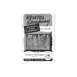 SPEEDWAY - 1949 BRISTOL V SPLIT WATERMAN'S TEAM