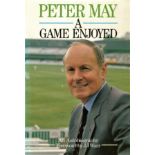 CRICKET - PETER MAY AUTOBIOGRAPHY A GAME ENJOYED