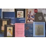 AUCTION CATALOGUES FOOTBALL, CRICKET, BOXING, GOLF, RUGBY ETC.