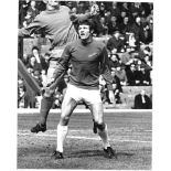 CARDIFF CITY - ORIGINAL 1968-69 PRESS PHOTO OF JOHN TOSHACK