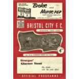 1957/58 FA CUP BRISTOL CITY V ACCRINGTON STANLEY