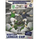 2016 SCOTTISH LEAGUE CUP ROSS COUNTY V HIBERNIAN