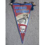 VINTAGE SWINDON SPEEDWAY PENNANT