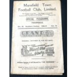 1946-47 MANSFIELD TOWN V SWINDON TOWN PROGRAMME