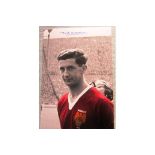 MANCHESTER UNITED - SIGNED PHOTO OF FREDDIE GOODWIN AT THE 1958 CUP FINAL