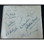 CIRCA 1957 BIRMINGHAM CITY AUTOGRAPHS