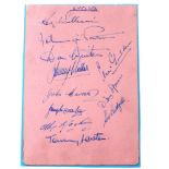 CHELSEA AUTOGRAPHS FROM 1946-47 SEASON