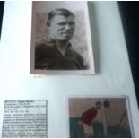 ARSENAL ORIGINAL CHARLES BUCHAN PRESS PHOTO AND AUTOGRAPH