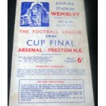 1941 WAR CUP FINAL ARSENAL V PRESTON NORTH END