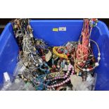 Box of costume jewellery