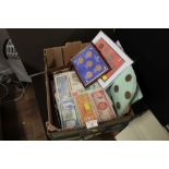 Box of mixed South American & other bank notes,