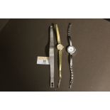 Three wristwatches - Linnet of Switzerland,