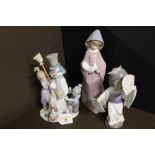 Three Lladro ornaments - Snowman ornament etc