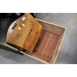 Basket and bespoke wooden carrier