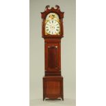 An early 19th century mahogany longcase clock,