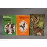 Three books Practical Deer Stalking by Kenneth Whitehead, signed, Deer Watch by Richard Pryor,