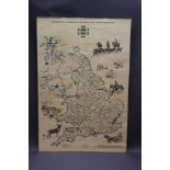 British Field Sports Society, a map of the fox and stag hounds packs in The United Kingdom,