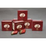 One hundred and fifty Gamebore Monogram 12 bore shotgun cartridges, paper cased,