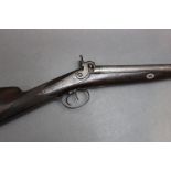 J Walker probably Joseph Walker of Workington & Maryport, a muzzle loading percussion shotgun,