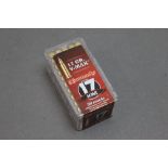 Fifty cal 17HMR 17 grain V- Max rifle cartridges. FIREARMS CERTIFICATE REQUIRED.
