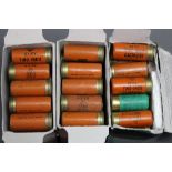 Three boxes (75) Eley and Gamebore 2" (15 mm) 12 bore shotgun cartridges, paper and plastic cases.