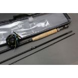 A Paladin black edition trout fly rod, in three sections 8' line 5-6,