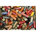 A collection of paper cased collectors shotgun cartridges, various makers,