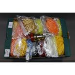 Three thousand ready cut flying C tails, various colours, sizes, with blades.