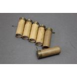 Six Eley Kynoch 12 bore pin fire cartridges. SHOTGUN CERTIFICATE REQUIRED.