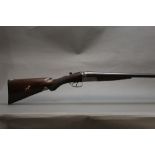 Fred Williams London and Birmingham, an unusual 12 bore side by side shotgun,