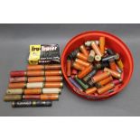 +/- 50 shotgun cartridges, various makes, various sizes to include Eley, Kynoch, D B Crockart Perth,