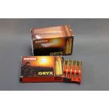 Sixty 7 x 57 Norma rifle cartridges, 156 grain soft point Oryx. FIREARMS CERTIFICATE REQUIRED.